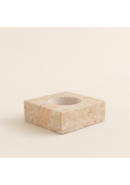 Square Mermer Mumluk 8x2,5 cm Natural