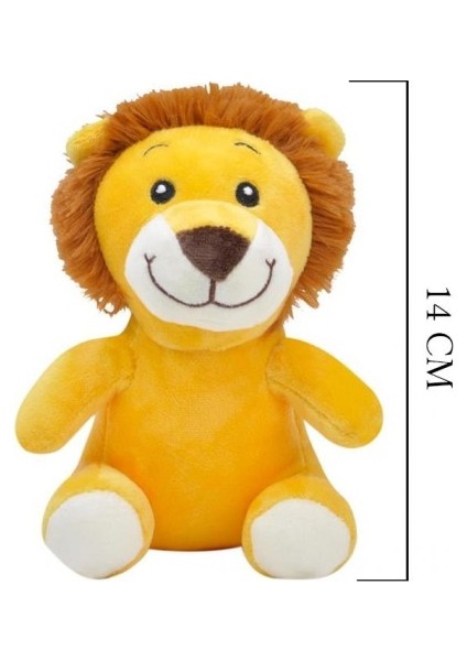 Peluş Aslan Oyuncak 14 cm