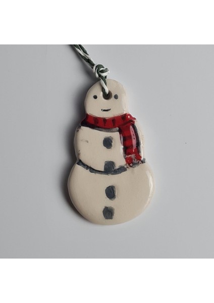 El Yapımı Seramik Yılbaşı Süsü fiyatları