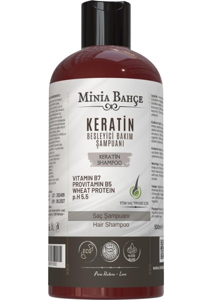 Keratin Içerikli Besleyici ve Bakım Şampuanı, 500ML
