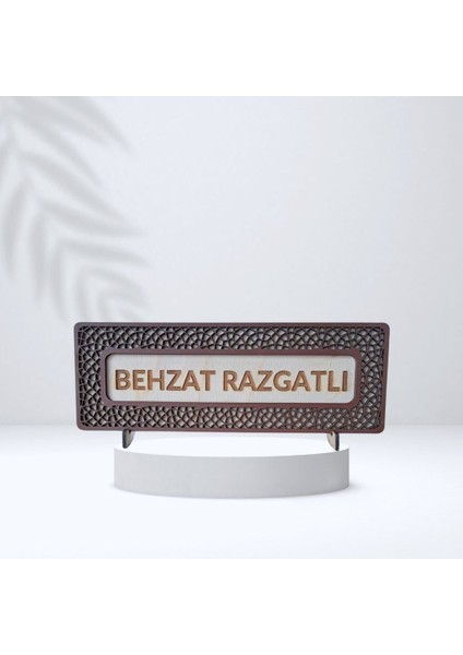 Ahşap Isimlik, Masa Isimliği 6