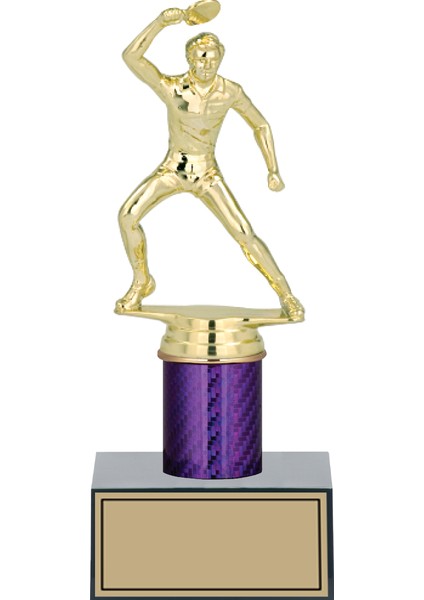 Masa Tenisi Erkek Figürlü Kupa-Okul Kupası-Ödül Kupası-Turnuva Kupası 22 cm