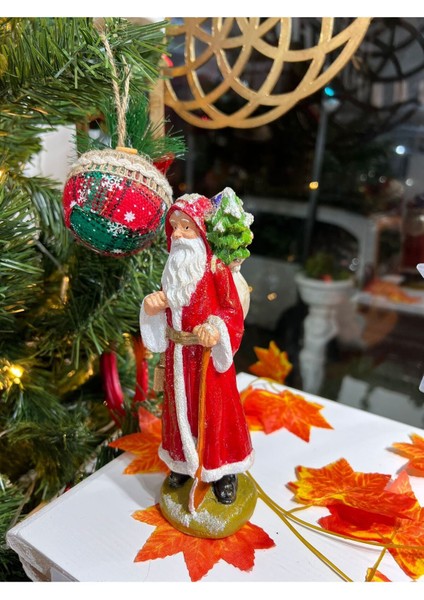 Seramik Yılbaşı Süsleri Noel Baba Biblo