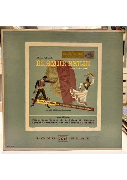 Manuel De Falla /borodin - Leopold Stokowski And The Hollywood Bowl Symphony Orchestra With Nan Merriman / Leopold Stokowski And His Symphony Orchestra ‎–el Amor Brujo/dances Of The Polovetzki Maidens