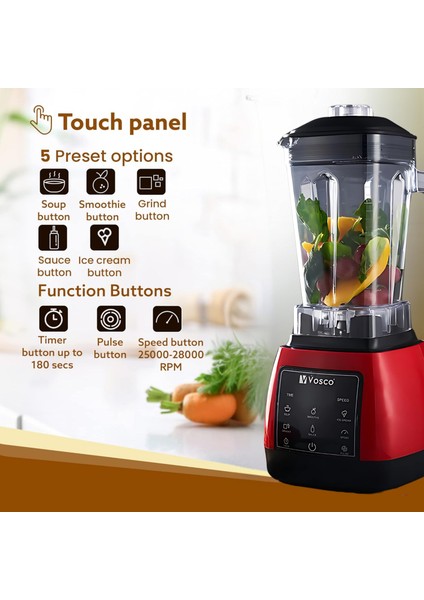Home Pro Blender 1600W 2l Kırmızı modelleri