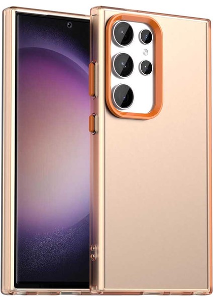 Samsung Galaxy S24 Ultra Pc+Tpu+Pet Mat Düşmeyi Önleyici Telefon Arka Kapağı (Yurt Dışından)