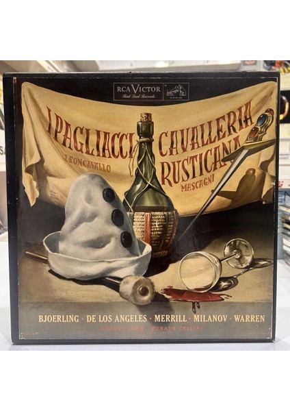 Ruggiero Leoncavallo, Pietro Mascagni, Jussi Björling, Victoria De Los Angeles, Robert Merrill, Zinka Milanov, Leonard Warren, Robert Shaw, Renato Cellini – I Pagliacci / Cavalleria Rusticana Lp