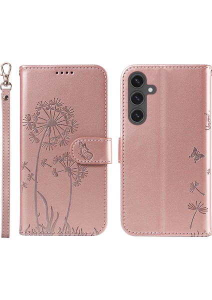Samsung Galaxy S24 Fe Deri Cüzdan Telefon Kılıfı (Yurt Dışından)