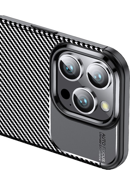 iPhone 16 Pro Max Uyumlu Negro Silikon Kapak-Siyah