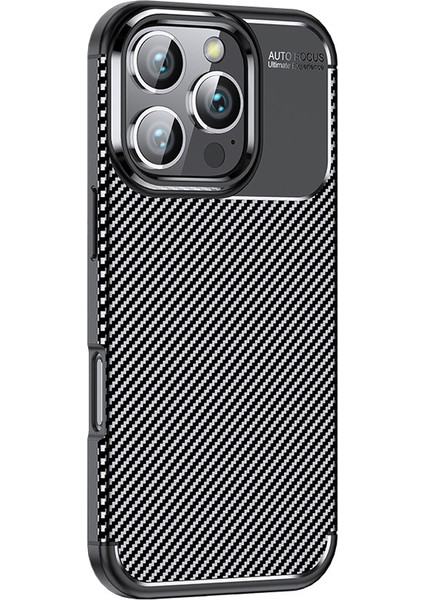 iPhone 16 Pro Max Uyumlu Negro Silikon Kapak-Siyah