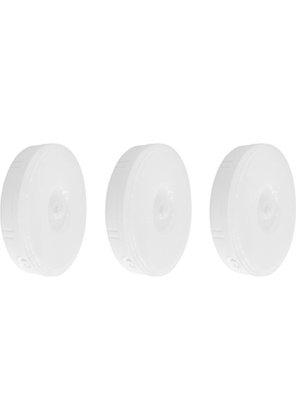3x Pır Hareket Sensörü LED Gece Lambası USB Şarj Edilebilir Kısılabilir Gece Lambası Kabine Işık Kablosuz Dolap Işığı -Beyaz (Yurt Dışından) modelleri