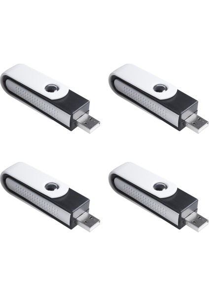 Dizüstü Siyah + Beyaz Için 4x USB Iyonik Oksijen Çubuğu Spreyi Hava Temizleme Cihazı Ionizer (Yurt Dışından)