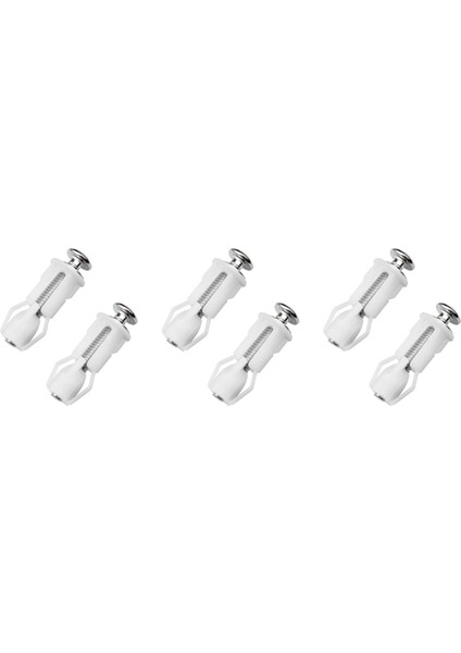 3x Klozet Vidaları ve Klozet Kapağı Vidaları Paslanmaz Çelik Üst Sabitleme Menteşeleri Vidaları, Klozet Kapağı Yedek Parçaları Için (Yurt Dışından)