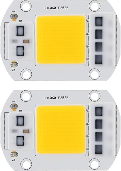 2x Sıcak Beyaz LED Bubles Enerji Tasarrufu Çipi Trafik Aydınlatma Için Yüksek Gerilim Yüksek Güçlü LED Çip 100W 220V (Yurt Dışından)