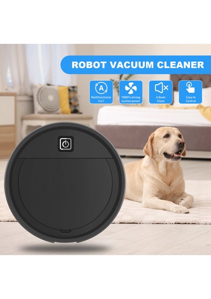 Akıllı Robot Süpürge 2'si 1 Arada Robotik Süpürge ve Paspas Kombinasyonu Evcil Hayvan Saçları Için Süper Ince Sessiz Sert Zemin Düşük Tüylü Halı (Yurt Dışından) fırsatları