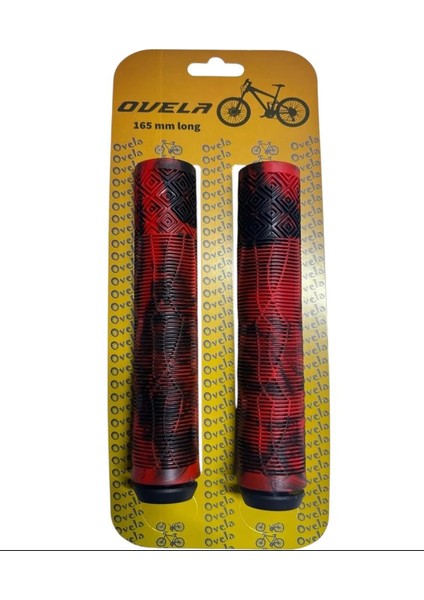 Bisiklet Elcik Uzun 165 mm Kırmızı -Siyah