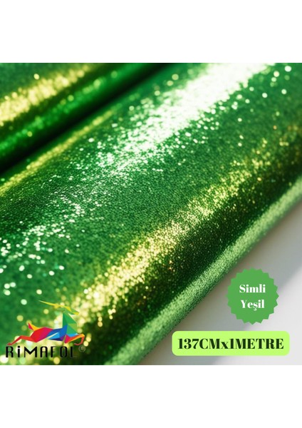 Rimafol Simli Yeşil Dekoratif Folyo 137CMX1METRE fiyatları