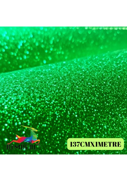 Rimafol Simli Yeşil Dekoratif Folyo 137CMX1METRE