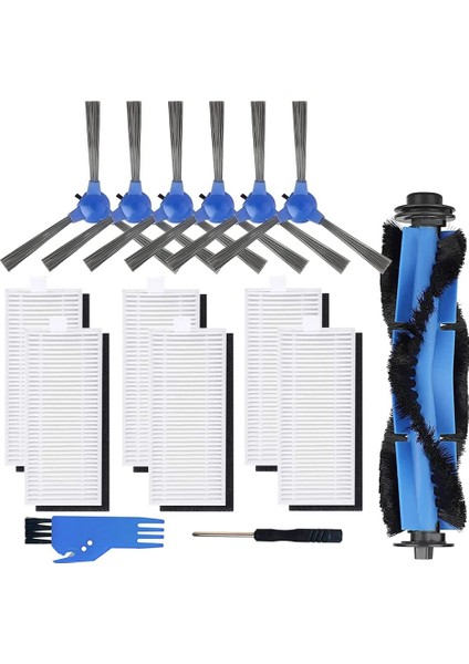 Talent Yedek Ana Fırça Yan Fırça Hepa Filtreleri 11S 15C 30C 35C Robotlar Elektrikli Süpürge Aksesuarları Için Uyumlu (Yurt Dışından)