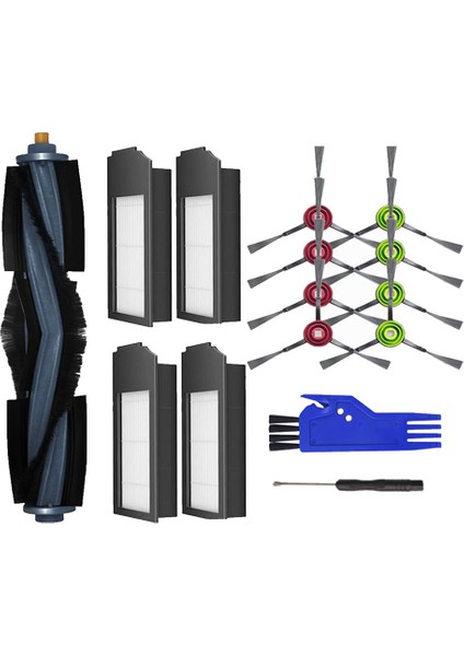 Talent Yedek Parçalar Ana Fırça Yan Fırça Hepa Filtre X1OMNI X1TURBO Robot Süpürge Aksesuarları (Yurt Dışından)