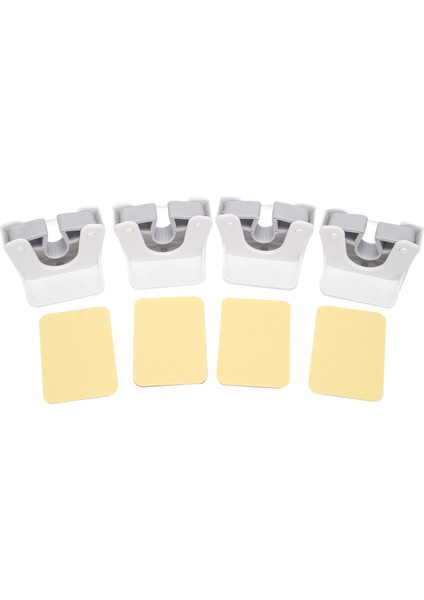 Talent Süpürge Tutucu, Süpürge Tutucu Kendinden Yapışkanlı Tutar Sondaj Yok Süper Anti-, Ev, Mutfak, Bahçe, Garaj Depolama Sistemleri Için Süpürge ve Faraş Askısı, 4 Parça (Yurt Dışından)