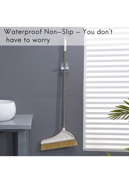 Talent Süpürge Tutucu, Süpürge Tutucu Kendinden Yapışkanlı Tutar Sondaj Yok Süper Anti-, Ev, Mutfak, Bahçe, Garaj Depolama Sistemleri Için Süpürge ve Faraş Askısı, 4 Parça (Yurt Dışından) indirimleri