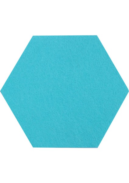 Talent Adet/takım Altıgen Keçe Kurulu Altıgen Keçe Duvar Sticker Çok Fonksiyonlu 3D Dekoratif Ev Mesaj Panosu Kendinden Yapışkanlı Çocuk Odası Süpürgelik Mavi Serisi (Yurt Dışından)