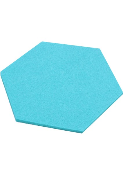 Talent Adet/takım Altıgen Keçe Kurulu Altıgen Keçe Duvar Sticker Çok Fonksiyonlu 3D Dekoratif Ev Mesaj Panosu Kendinden Yapışkanlı Çocuk Odası Süpürgelik Mavi Serisi (Yurt Dışından)