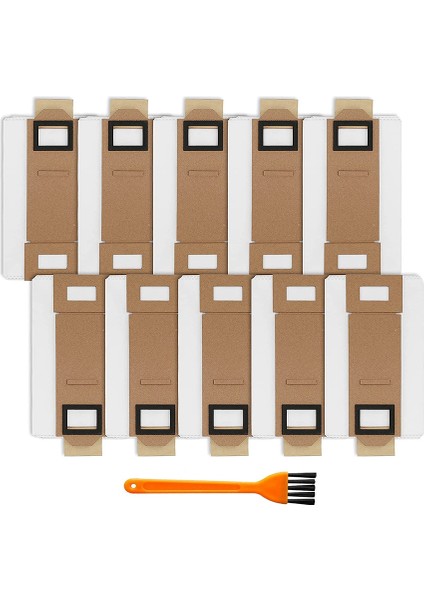 Talent 10 Paket Vakum Torbası Değiştirme S7 T7S T7S Plus Toz Torbası Elektrikli Süpürge Aksesuarları Yedek Parça (Yurt Dışından)