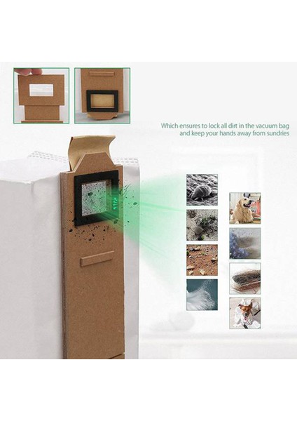 Talent 10 Paket Vakum Torbası Değiştirme S7 T7S T7S Plus Toz Torbası Elektrikli Süpürge Aksesuarları Yedek Parça (Yurt Dışından) fırsatları