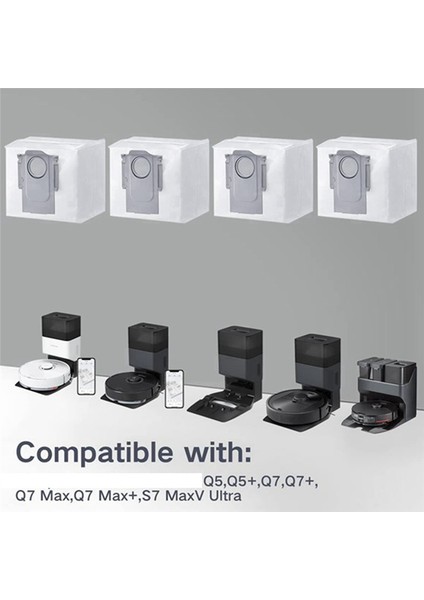 Talent 21 Adet -Borock S7 Maxv Ultra Toz Torbası Aksesuarları G10S Pro Robotlu Süpürge Yedek Yedek Parça (Yurt Dışından) fırsatları