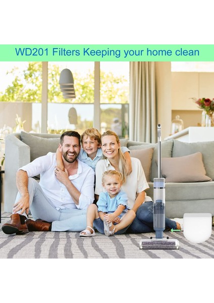 Talent WD100 WD101 WD200 WD201 Elektrikli Süpürge Aksesuarları Yıkanabilir Köpük Filtreler Için Uyumlu Yedek Filtre (Yurt Dışından) modelleri