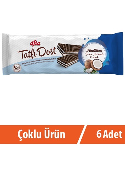 Tatlı Dost Hindistan Cevizli Gofret 6x140 gr fiyatları