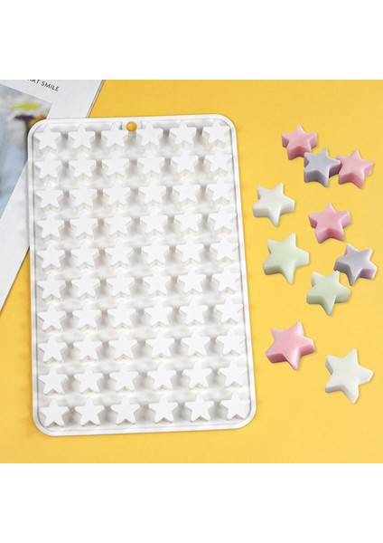 Silikon Kek Kalıp Sugarcraft Minik Yıldız Figürleri Kalıbı Şeker Hamuru Jelibon Kalıbı