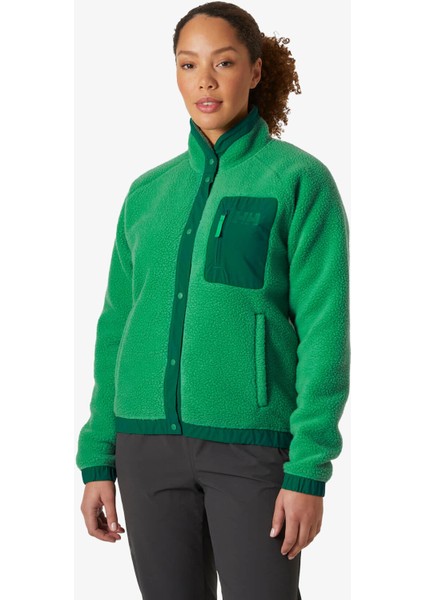 Helly Hansen W Imperial Pile Snap Kadın Yeşil Polar 63372-405