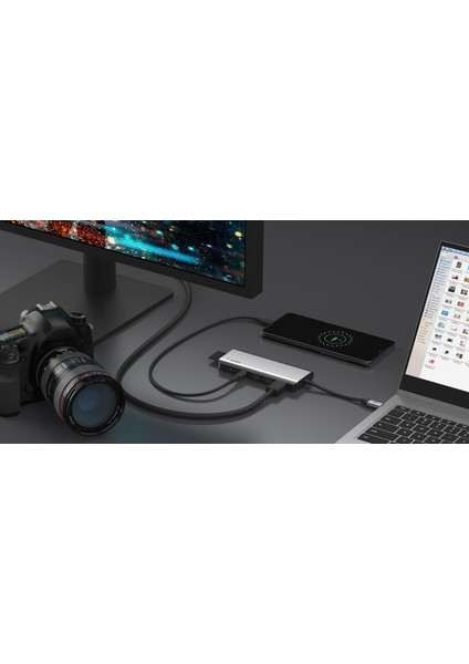 Usb-C 7 In 1 Multiport Çoklayıcı Adaptör / AVC009BTSGY