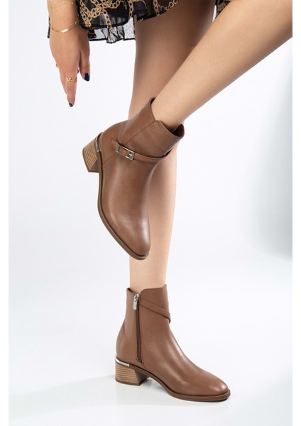 Kadın Metal Toka Detaylı Bot - Ceviz fiyatları