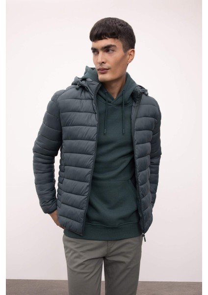 Koyu Yeşil Erkek Mont N4661AZ/GN1019 modelleri