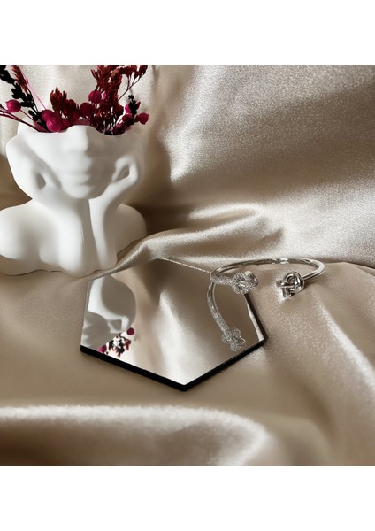 Iki Düğüm Luxury Silver Çelik Zirkon Bileklik fiyatları