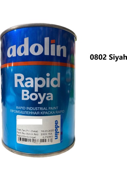 Rapid Endüstriyel Boya Siyah