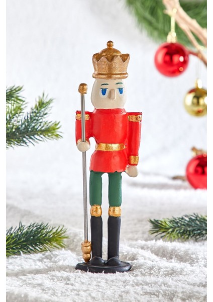 26CM Yılbaşı Dekoratif Kurşun Asker Figürü