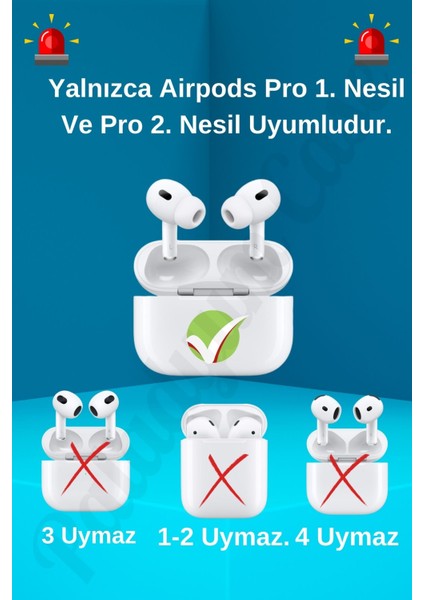 Airpods Pro 1. Nesil ve Pro 2. Nesil Uyumlu Mor Taşlı Kılıf