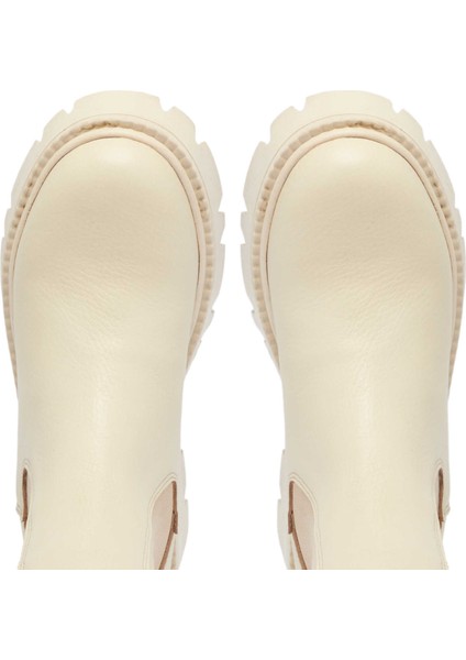 Bej Deri Kadın Casual Bot - K24K1BT67622-B19 indirimleri