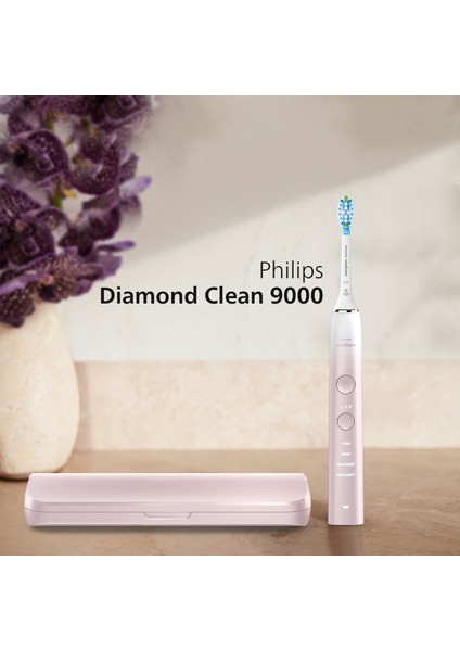 Philips sonicare Hx9911/84 Diamond Clean 9000 Şarjlı Diş Fırçası,Seyahat Kabı,Sonicare App