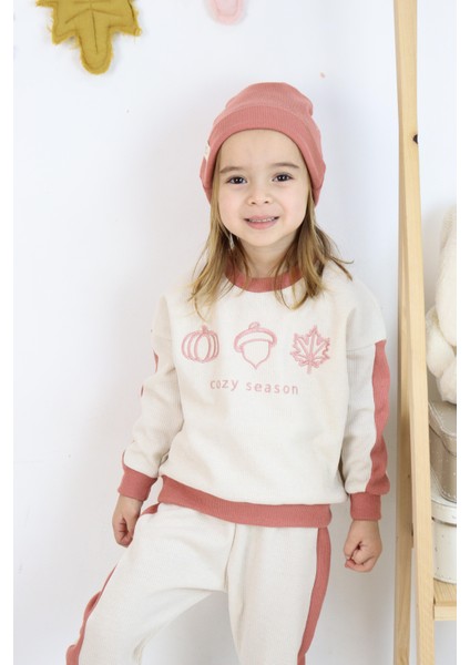 Cozy Nakış Baskılı 3lü Takım modelleri