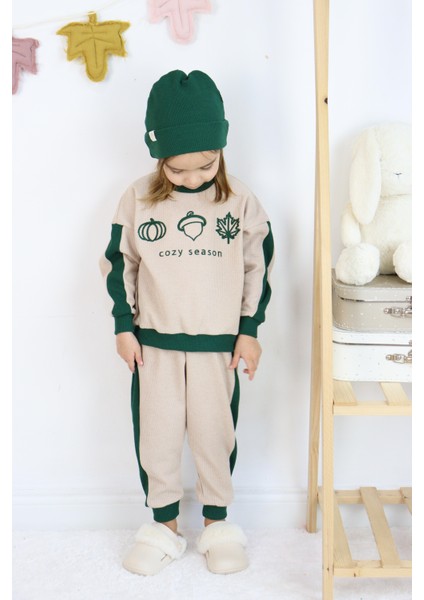 Cozy Nakış Baskılı 3lü Takım fırsatları