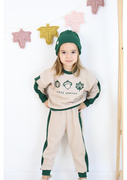 Cozy Nakış Baskılı 3lü Takım indirimleri