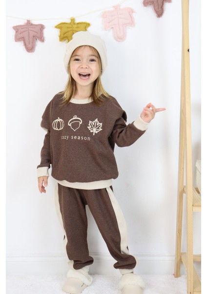 Cozy Nakış Baskılı 3lü Takım