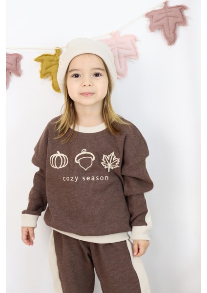 Cozy Nakış Baskılı 3lü Takım fırsatları