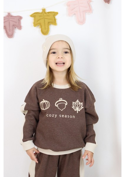 Cozy Nakış Baskılı 3lü Takım indirimleri